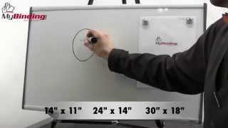 Quartet ARC Magnetic Cubicle Whiteboard Demo