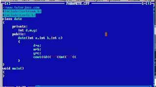 Program Using Parameter Constructor In C++ Tamil