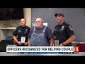 Officers get recognition for kindness to residents