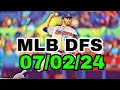 MLB DFS Picks Today 7/2/24 | DAILY RUNDOWN