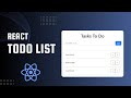 Build a Todo List App with React