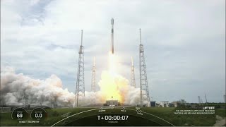 SpaceX Falcon 9 Launches Starlink Satellites