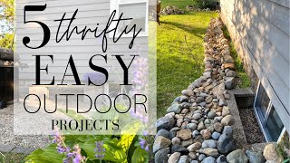 5 EASY Thrifty Outdoor DIY Projects