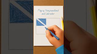 Flag of Newfoundland and Labrador #canada #fyp #drawing