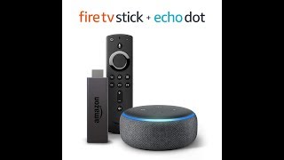 Black Friday Deals Fire TV Stick bundle with Echo Dot (3rd Gen - Charcoal) @amazon