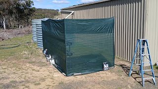 $600 Budget Greenhouse. 24m Square Area. 18m/ 54ft of Shelving. Solid & Wind Proof.