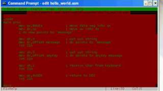 Hello World 32-bit Assembly Tutorial
