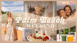 PALM BEACH WEEKEND | beach time, yummy eats, & exploring!