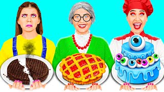 Me vs Grandma Cooking Challenge | Kitchen Hacks and Tricks by Fun Challenge