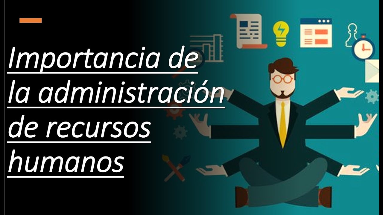 Importancia De La Administración De Recursos Humanos - YouTube