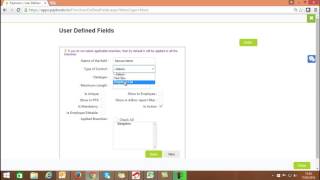 How to create User Defined Fields (UDF) ?