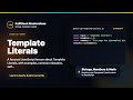 Template Literals Explained | FullStack Masterclass JavaScript Course