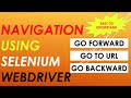 Navigate Using Selenium Webdriver Commands | Java