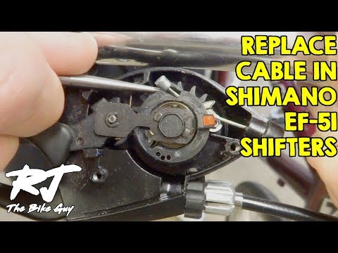 Replace Shift Cable In Shimano EF-51 Trigger Shifters Replace Shift Cable In Shimano EF-51 Trigger Shifters