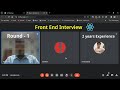 React Js Interview | 🥳 Selected | Experience | round - 1| React & Advance JavaScript #reactinterview
