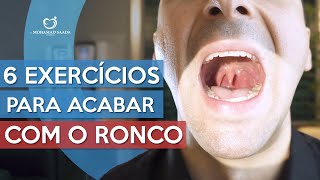 6 exercícios para acabar com o Ronco