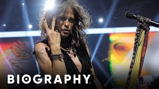 Steven Tyler - Frontman of Aerosmith & Rock Superstar | Mini Bio | BIO