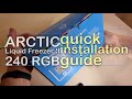 AMD 5950x with Arctic Liquid Freezer II AiO 240 RGB quickEST installation guide