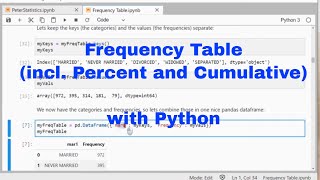 Python - Frequency Table