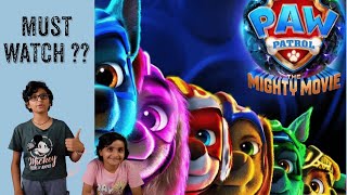 PAW PATROL THE MIGHTY MOVIE Review | By Filmi Couple - Gannu & Mishty  Real & Detailed Review