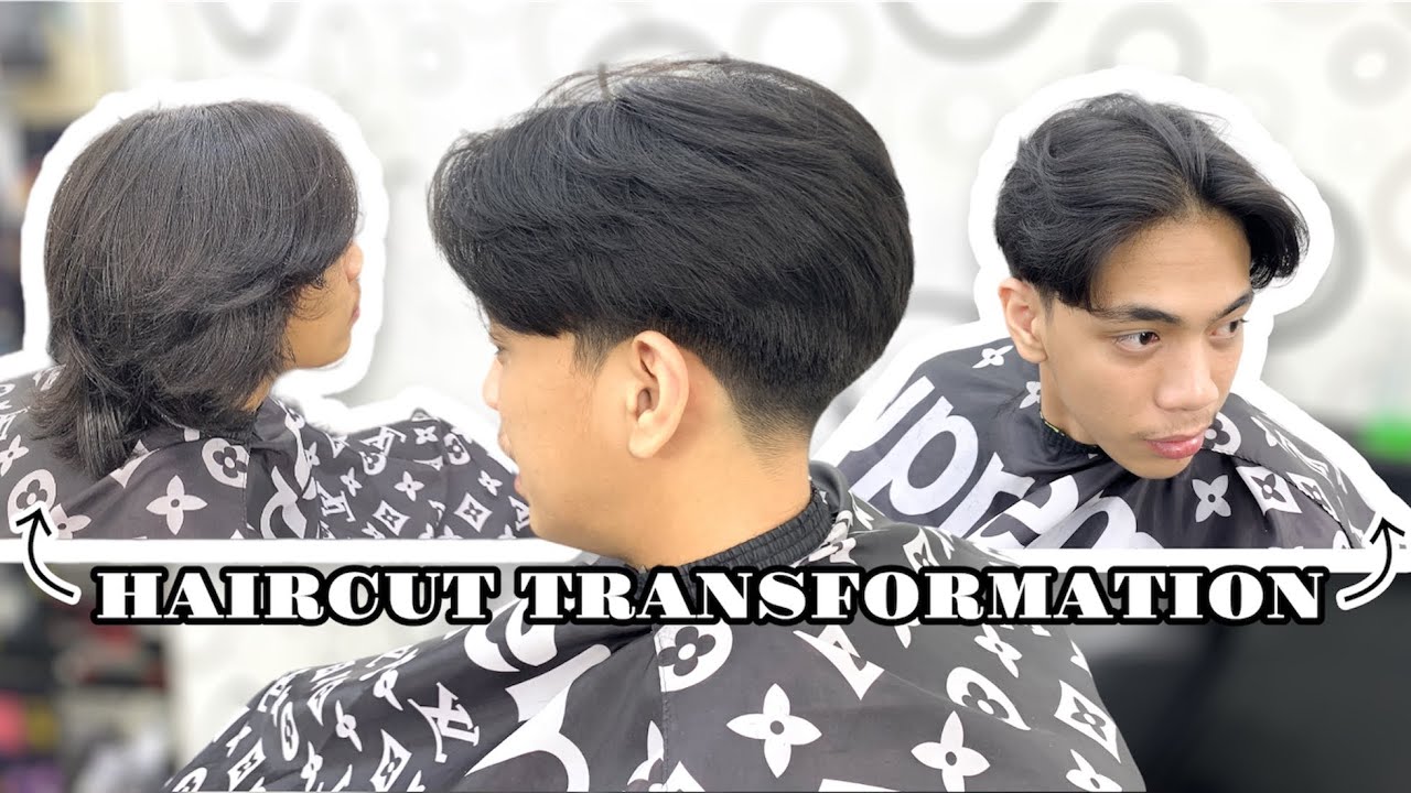 Middle Part Haircut Haircut Transformation Tutorial Youtube