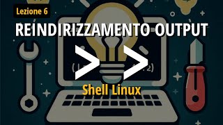 Reindirizzamento output in Linux utilizzando il carattere maggiore maggiore