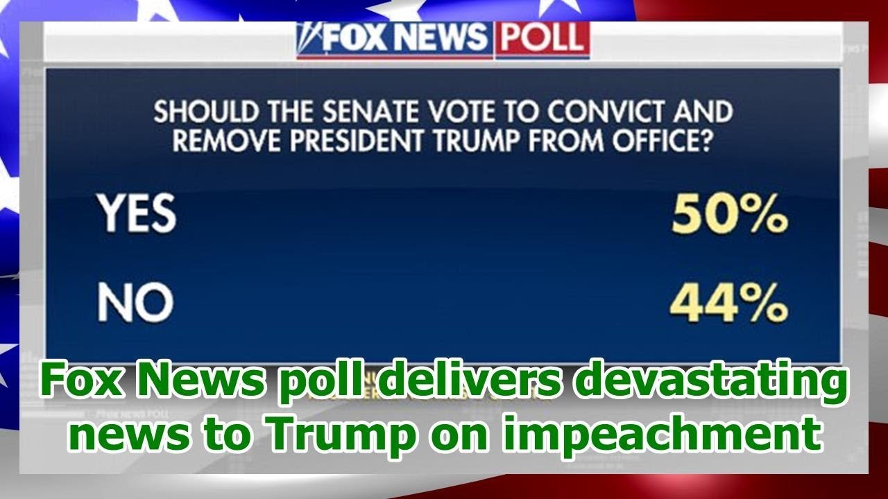 Fox News Poll Delivers Devastating News To Trump On Impeachment - YouTube