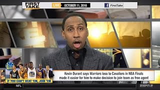 Stephen A. Smith Rips Kevin Durant On Warriors Loss In NBA Finals