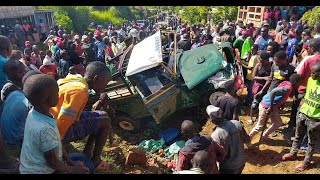 RUTO'S CAR CRASHED IN MERU  THAT FORCED THEM TO TAKE HIM TO ANOTHER CAR SINCE HE WAS SAFE !!