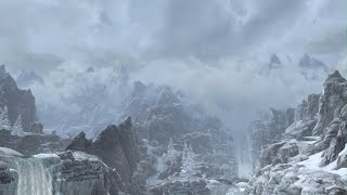 Calming Waterfalls & Music in Forgotten Vale || Skyrim Ambience