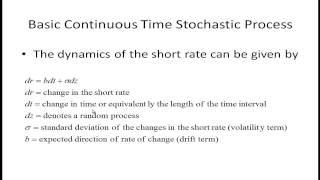 Interest Rate Models