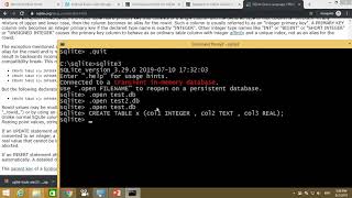 Sqlite|part2 create and drop table