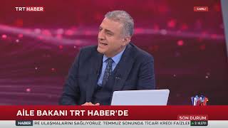 Sayın Bakanımız Derya Yanık TRT Haber canlı yayınına katıldı.