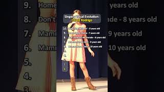 singers vocal evolution:olivia rodrigo! Part 1 #singers #vocal #evolution #oliviarodrigo #part1