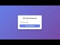 QR Code Generator Website using HTML CSS JS | Step-by-Step Tutorial