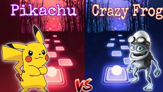 Tiles Hop -Pikachu vs Crazy Frog | Pikachu vs Crazy Frog | Tiles hop: EDM Rush