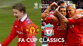 Manchester United v Liverpool: Classic FA Cup Matches Over the Years | Emirates FA Cup
