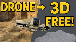 Turn Drone Footage into 3D Models FREE | Drone Mapping Tutorial (Any Drone) #shaunthedrone