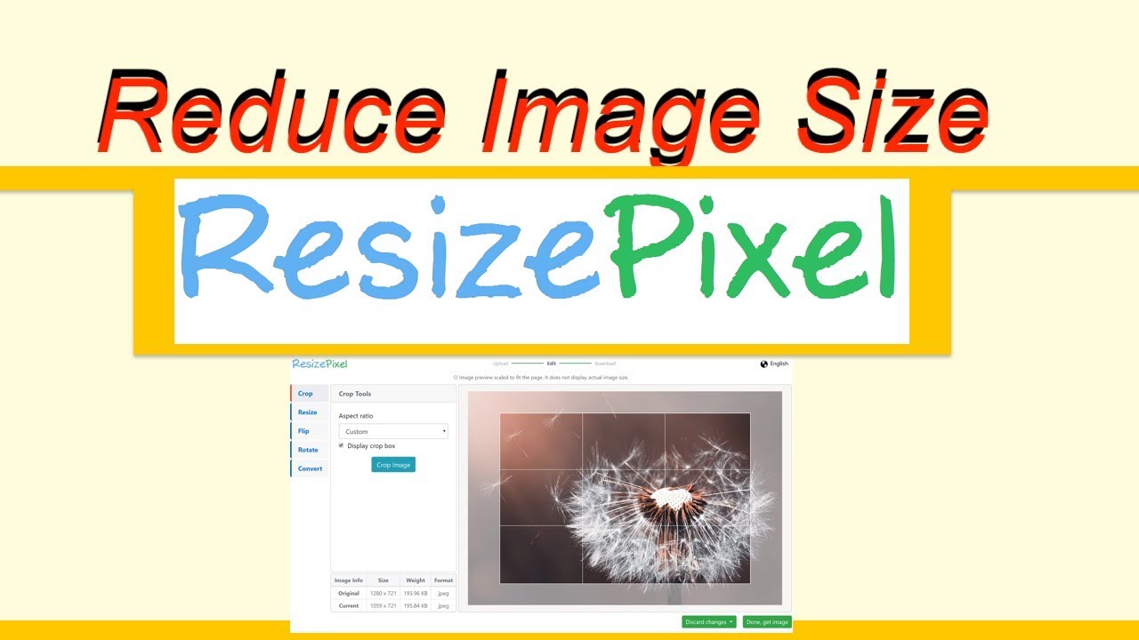 How To Reduce Image, Photo Size Online | Resize Image | Photo Pixel ...