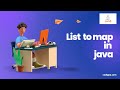 Convert list to map in java in 2 ways | List to map conversion with java 8