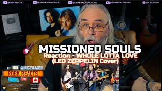 🎸 MISSIONED SOULS Reaction - WHOLE LOTTA LOVE (LED ZEPPELIN Cover) 🎶 Requested!