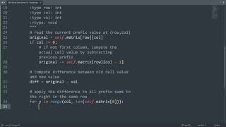 Leetcode 308. Range Sum Query 2D - Mutable in Python | Python Leetcode | Python Coding Tutorial