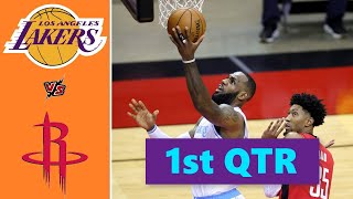 Los Angeles Lakers vs. Houston Rockets Full Highlights 1st Quarter | NBA Season 2021