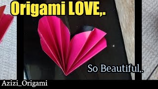 How to make origami Love | Simple love origami