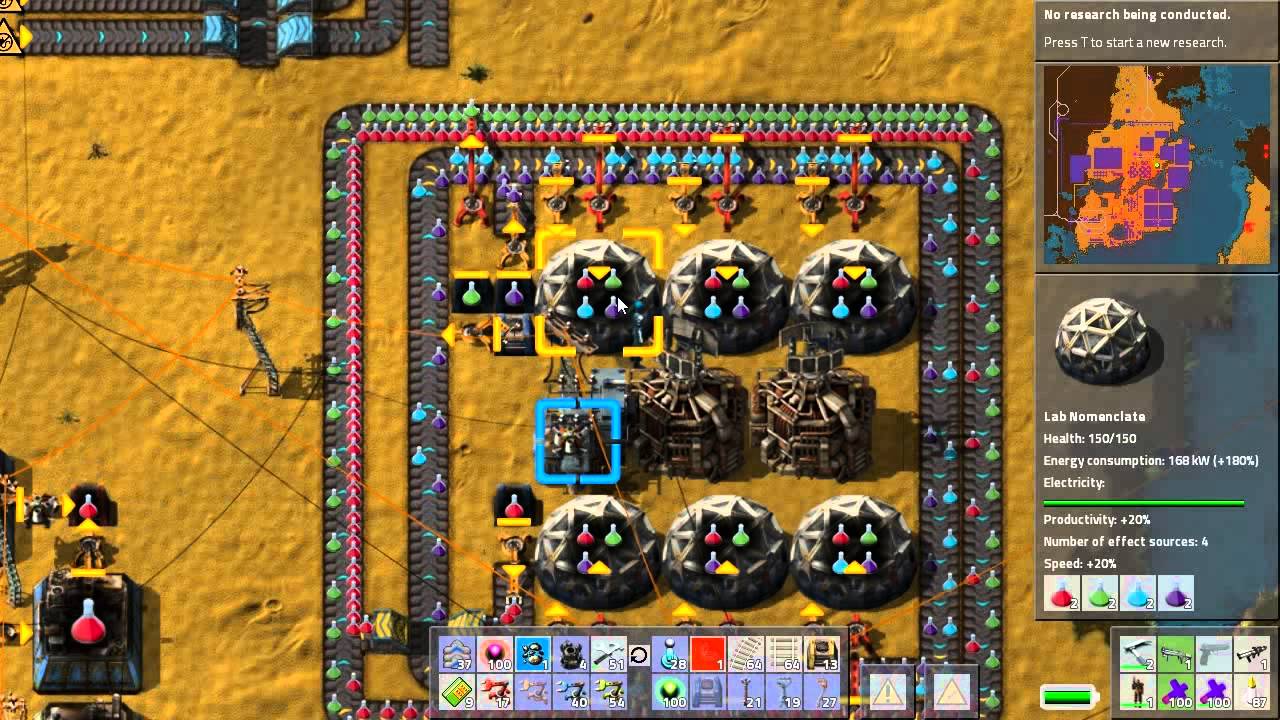 Factorio Effective Lab Layout Guide Youtube