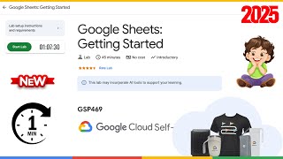 Google Sheets: Getting Started | GSP469