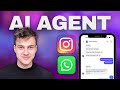 Build AI Agent for Instagram/WhatsApp (No-Code Tutorial)