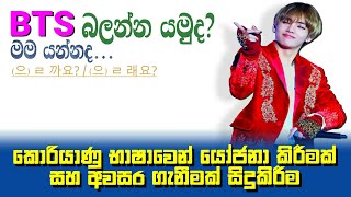 Learn Korean Language in Sinhala: How to Get Permissions and Request in Korean කොරියන් භාශාව මුල සිට