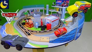 Disney Cars 3 Toys Ultimate Florida Speedway Race Track Set Kidkraft Wooden Train Table Playset Toys