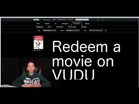 How to redeem a digital movie code on Vudu How to redeem a digital movie code on Vudu
